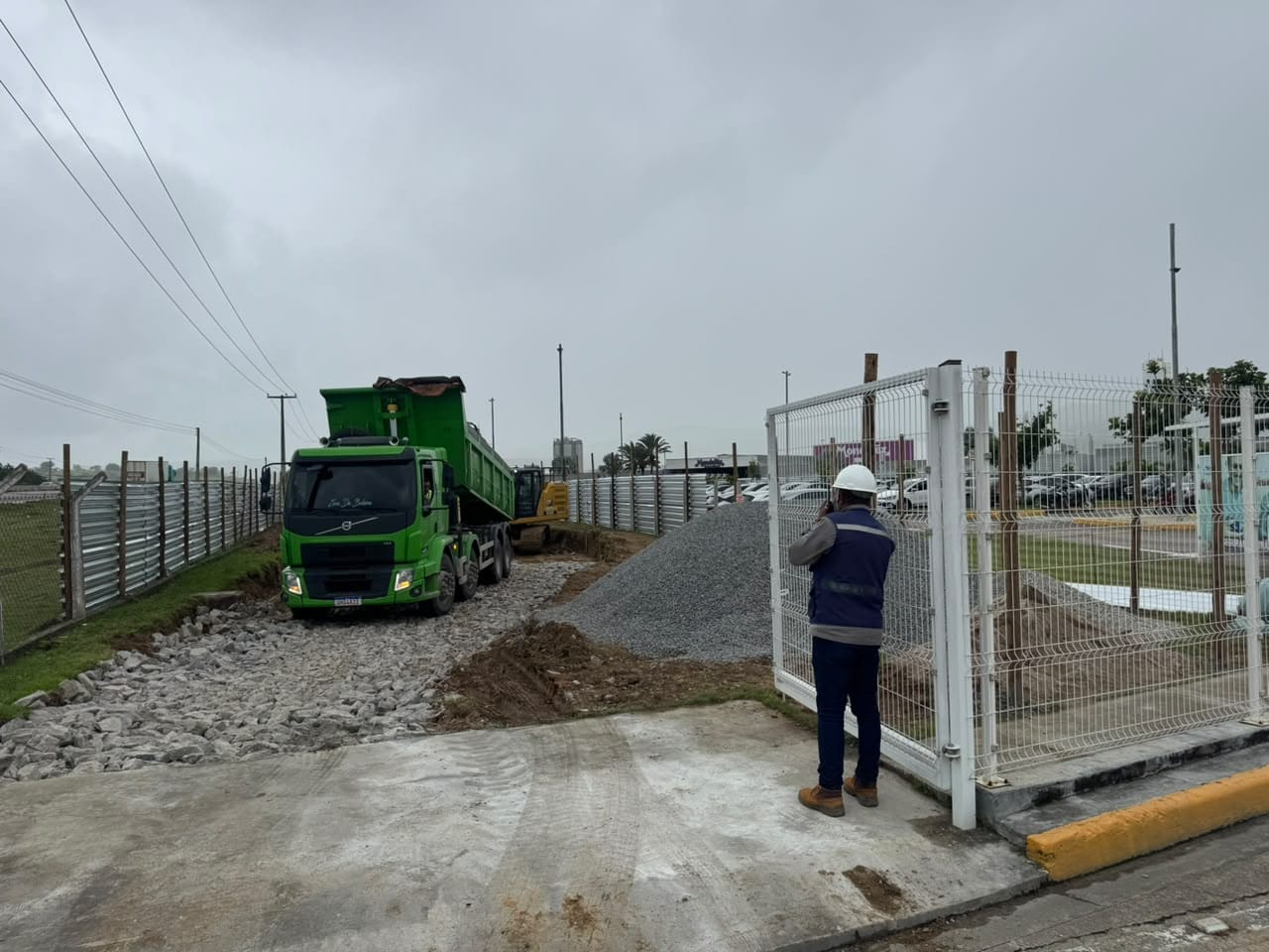 Obra Mondelez Projeto Biometano - vista 4